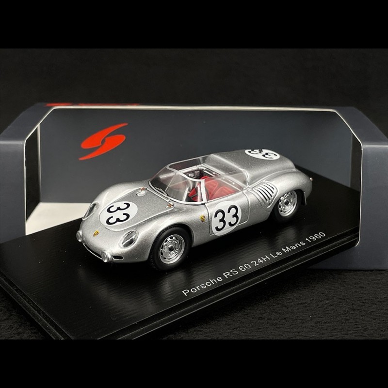 Porsche 718 RS 60 n° 33 24h Le Mans 1960 1/43 Spark S9728