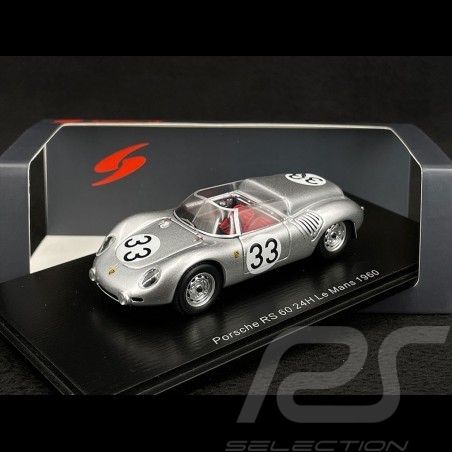 Porsche 718 RS 60 n° 33 24h Le Mans 1960 1/43 Spark S9728