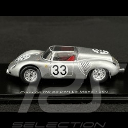 Porsche 718 RS 60 n° 33 24h Le Mans 1960 1/43 Spark S9728