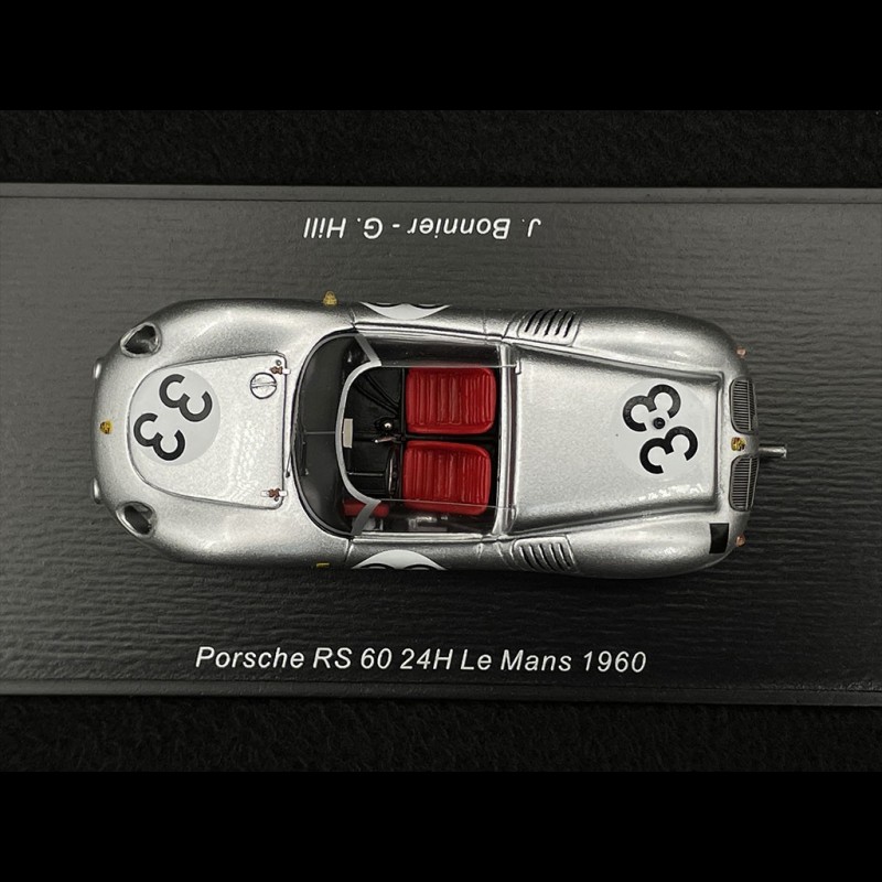 Porsche 718 RS 60 n° 33 24h Le Mans 1960 1/43 Spark S9728