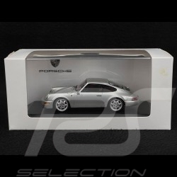 Porsche 911 type 964 Carrera 1990 silver grey 1/43 Spark MAP02020714
