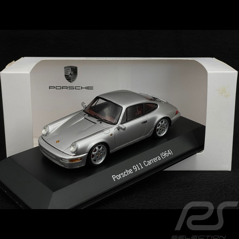 Porsche 911 type 964 Carrera 1990 silbergrau 1/43 Spark MAP02020714