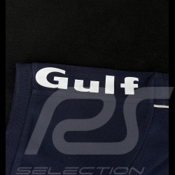 Gulf Polo Chequered Collar Diamond Navy Blue - men