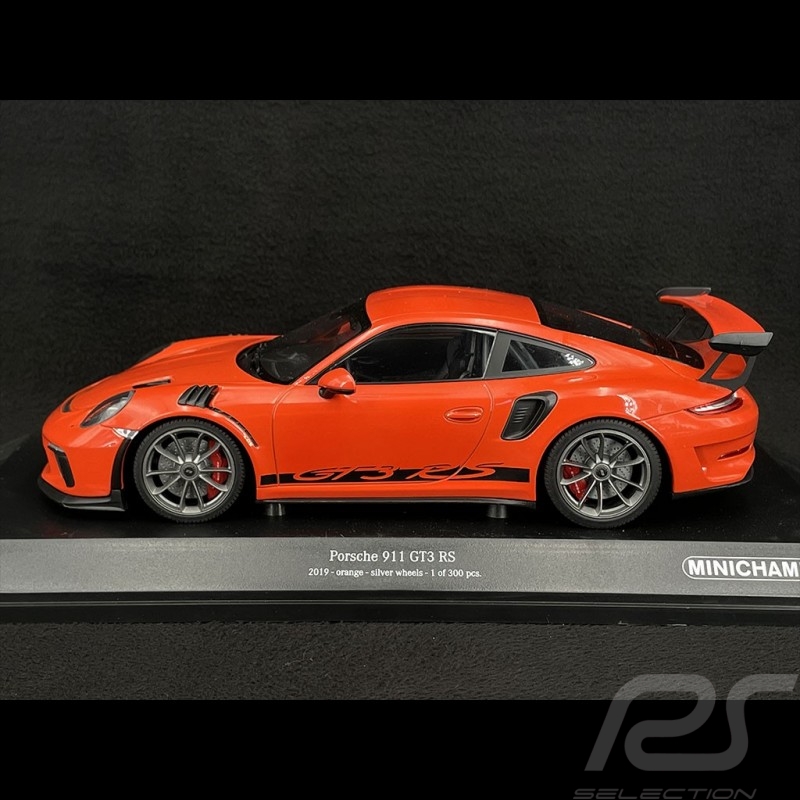 Porsche 911 GT3 RS Type 991 2019 Lavaorange 1/18 Minichamps 155068225