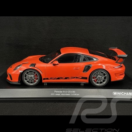 Porsche 911 GT3 RS Type 991 2019 Lava Orange 1/18 Minichamps 155068225