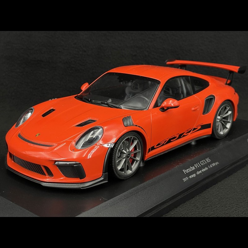 Porsche 911 GT3 RS Type 991 2019 Lava Orange 1/18 Minichamps 155068225