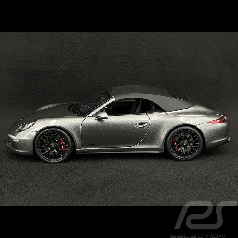 Porsche 911 Carrera GTS Type 991 Cabrio 2014 Argent GT 1/18 Schuco 450039800