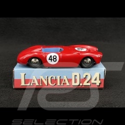 Lancia D24 Spider n° 48 1957 Rouge 1/48 Hachette Mercury 56