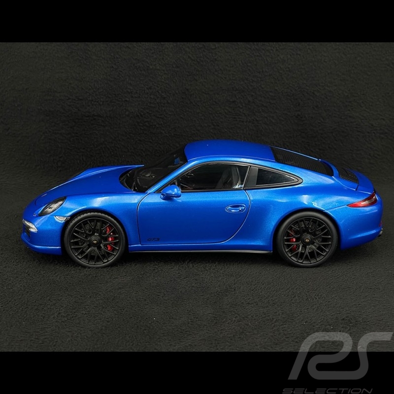 Porsche 911 Carrera GTS Type 991 Coupe 2014 Sapphire Blue 1/18 Schuco  450039700