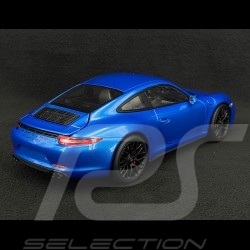 Porsche 911 Carrera GTS Type 991 Coupe 2014 Sapphire Blue 1/18 Schuco 450039700