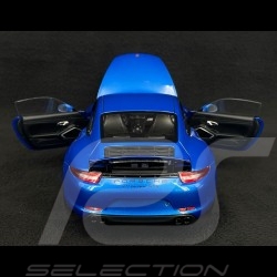 Porsche 911 Carrera GTS Type 991 Coupe 2014 Sapphire Blue 1/18 Schuco 450039700