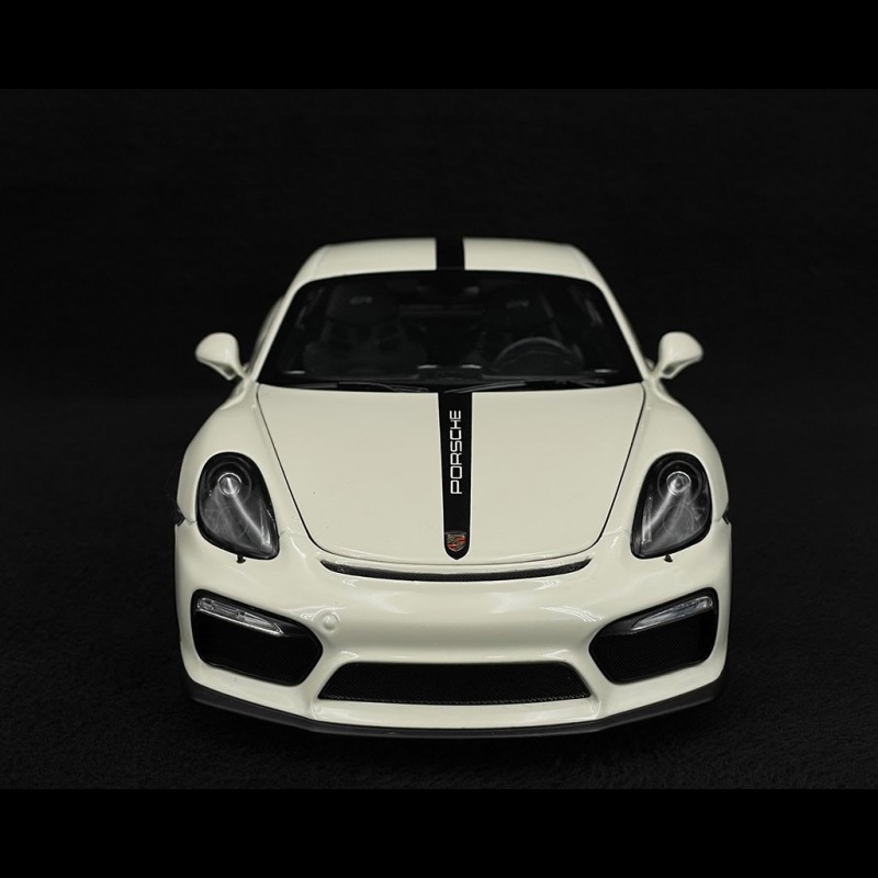 Porsche Cayman GT4 2015 Cream White 1/18 Schuco 450040500