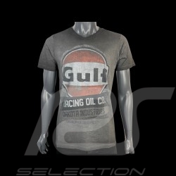 Gulf T-shirt Oil Racing V-Ausschnitt Asphaltgrau - herren