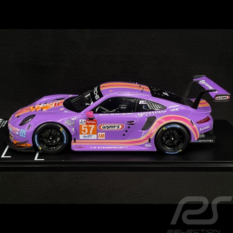 Porsche 911 RSR Type 991 n° 57 24h Le Mans 2020 1/18 Ixo Models LEGT18060