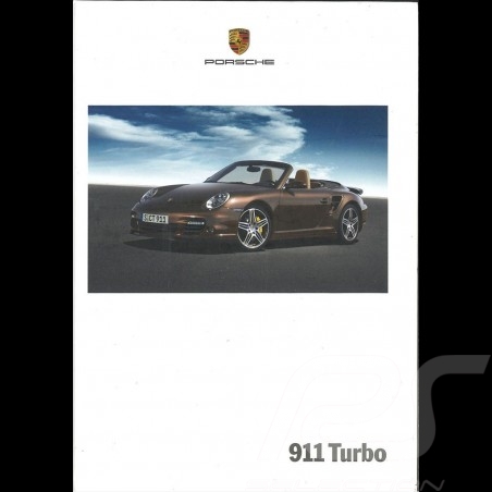 Brochure Porsche 911 Turbo Type 997 04/2007 en allemand WVK23011008