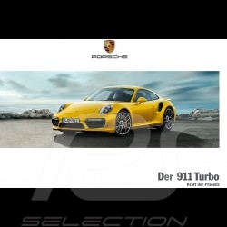 Brochure Porsche 911 Turbo Kraft der Präsenz 03/2017 en allemand WSLK1801000210