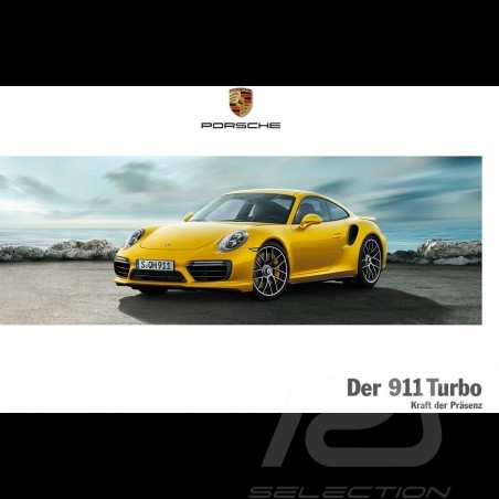 Porsche Broschüre 911 Turbo Kraft der Präsenz 03/2017 in Deutsch WSLK1801000210
