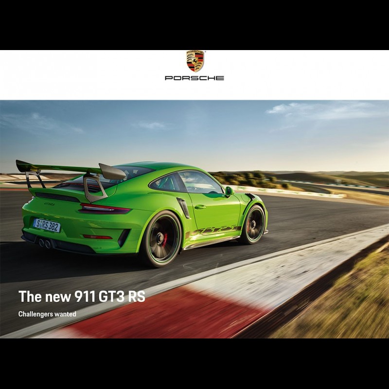 ルルページ Porsche Brochure The new 911 GT3 RS Challengers wanted 02/2018 in