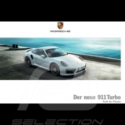Brochure Porsche Der neue 911 Turbo Kraft der Präsenz 06/2016 en allemand WSLK1701000110