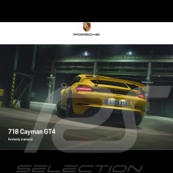 Brochure Porsche 718 Cayman GT4 Perfectly irrational 09/2020 en anglais WSLN2101000220