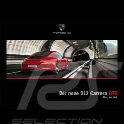 Brochure Porsche Der neue 911 Carrera GTS Alles, was zählt 10/2014 en allemand WSLM1501000110