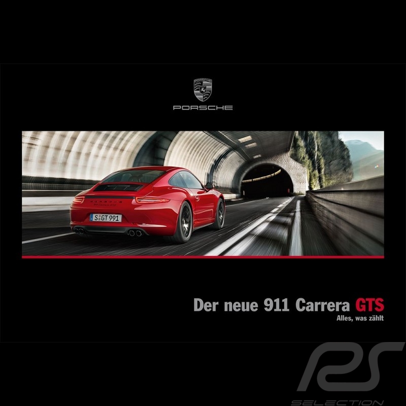 Porsche Broschüre Der neue 911 Carrera GTS Alles, was zählt 10/2014 in Deutsch WSLM1501000110