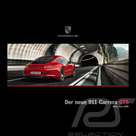 Porsche Broschüre Der neue 911 Carrera GTS Alles, was zählt 10/2014 in Deutsch WSLM1501000110