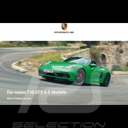 Porsche Brochure 718 GTS 4.0 More of what you love 01/2020 in german WSLN2001000410