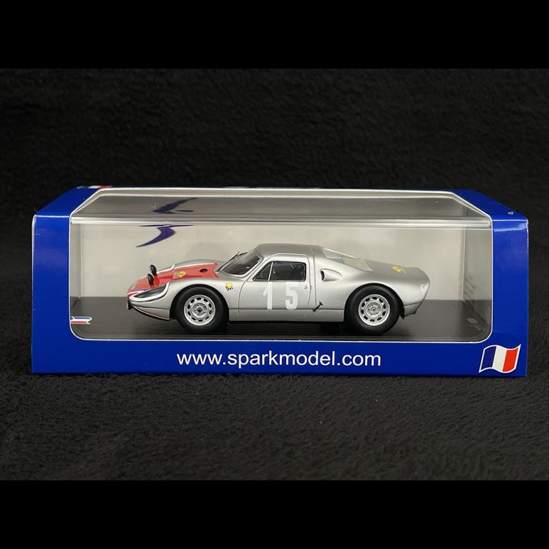 Miniature Voiture 1:43 Spark – Porsche 904 Gts N°7, Vainqueur Rallye 1967