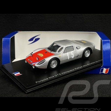 Porsche 904 GTS n° 15 Vainqueur Rallye des Routes du Nord 1966 1/43 Spark SF168