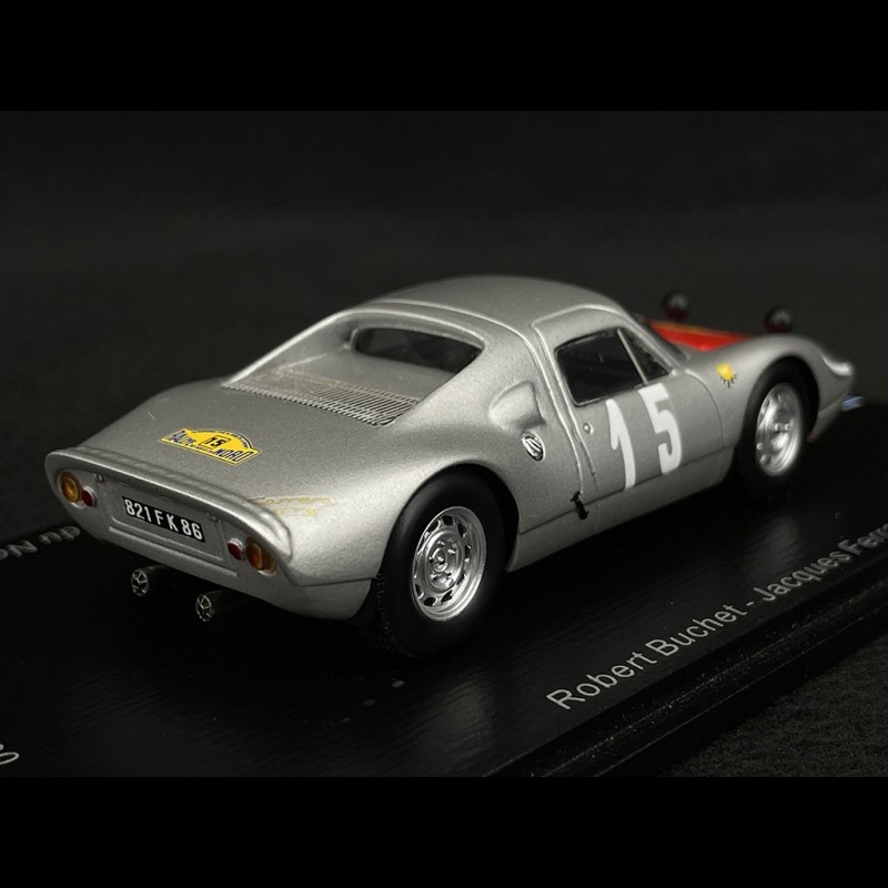 Porsche 904 GTS N°5 Vainqueur Rallye d’Elbeuf 1967 – 1/43° Spark – Les
