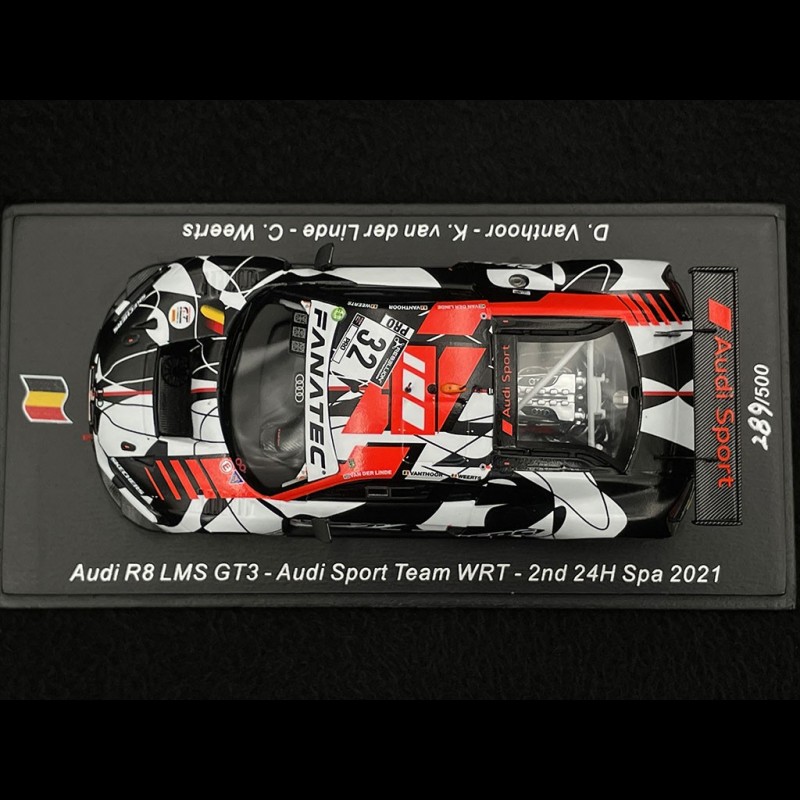 Audi R8 LMS GT3 n° 32 2nd 24h Spa 2021 1/43 Spark SB430