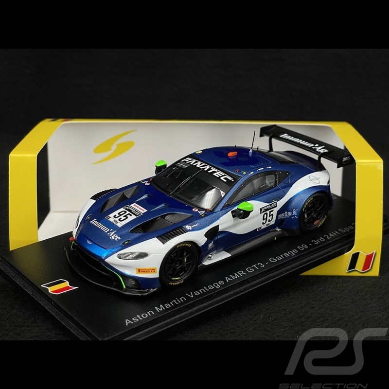 Aston Martin Vantage AMR GT3 n° 95 3. 24h Spa 2021 1/43 Spark SB431