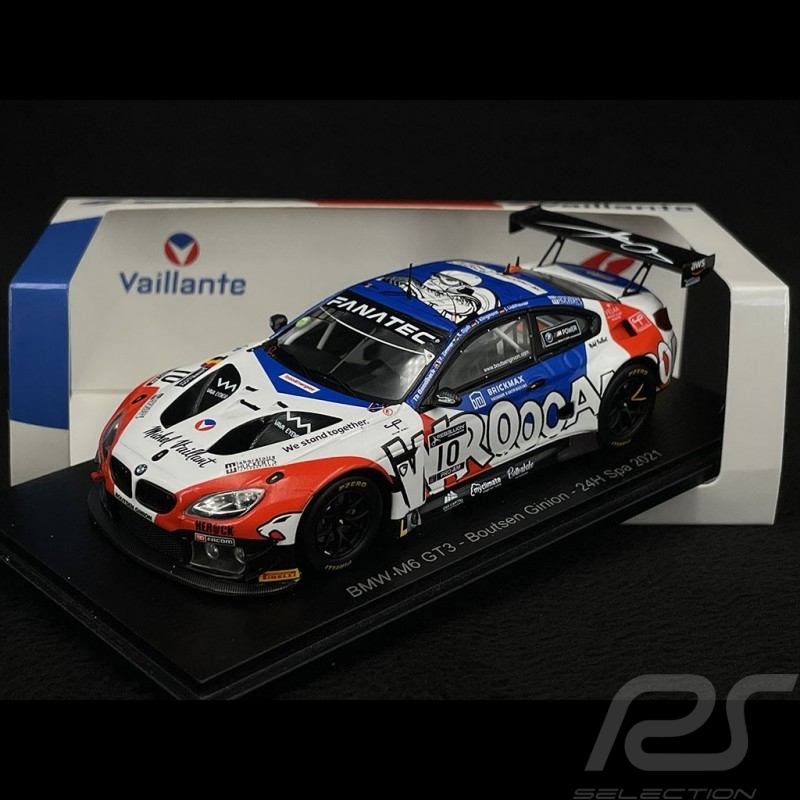 BMW M6 GT3 n° 10 24h Spa 2021 1/43 Spark MV04