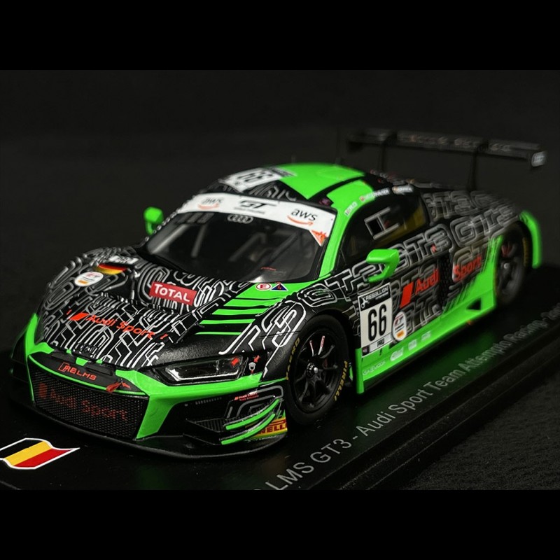 Audi R8 LMS GT3 n° 66 24h Spa 2020 1/43 Spark SB371