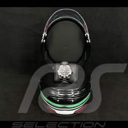 Motorsport Watch Granpremio Automatic Steel Black / Red Racing with Special Box Helmet 030211AA
