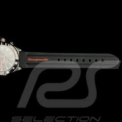 Montre Motorsport Granpremio Chronographe Silicone Noir / Rouge Racing avec Coffret spécial Casque 030210CC