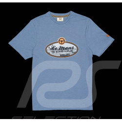 T-shirt 24h Le Mans legende wheel Sarthe circuit Sky Blue LM222TSM09-127 - men