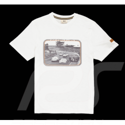 T-shirt 24h Le Mans legende Sarthe circuit Ecru LM222TSM08-127 - men