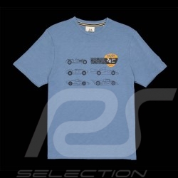 T-shirt 24h Le Mans legende cars depuis 1923 Bleu Ciel LM222TSM07-127 - homme
