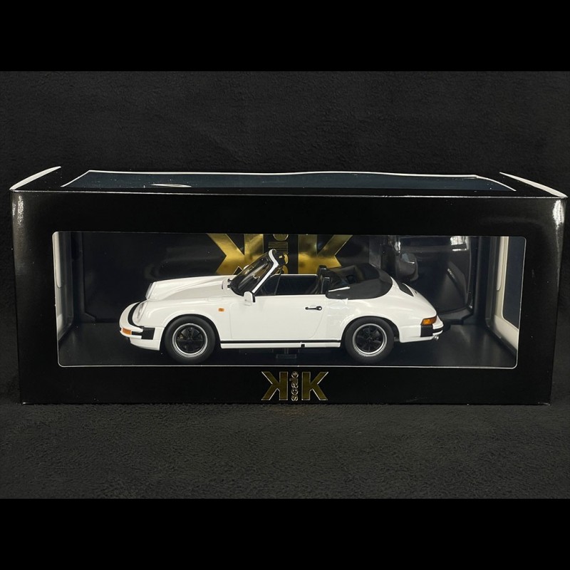 Porsche 911 SC Cabriolet 1983 Grand Prix White 1/18 KK-Scale