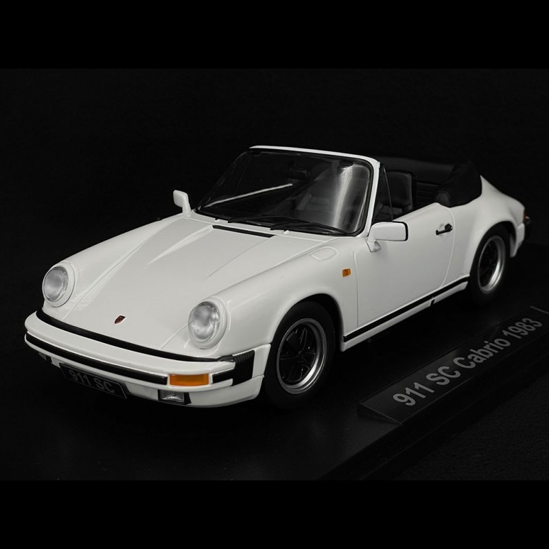 Porsche 911 SC Cabriolet 1983 Blanc Grand Prix 1/18 KK-Scale