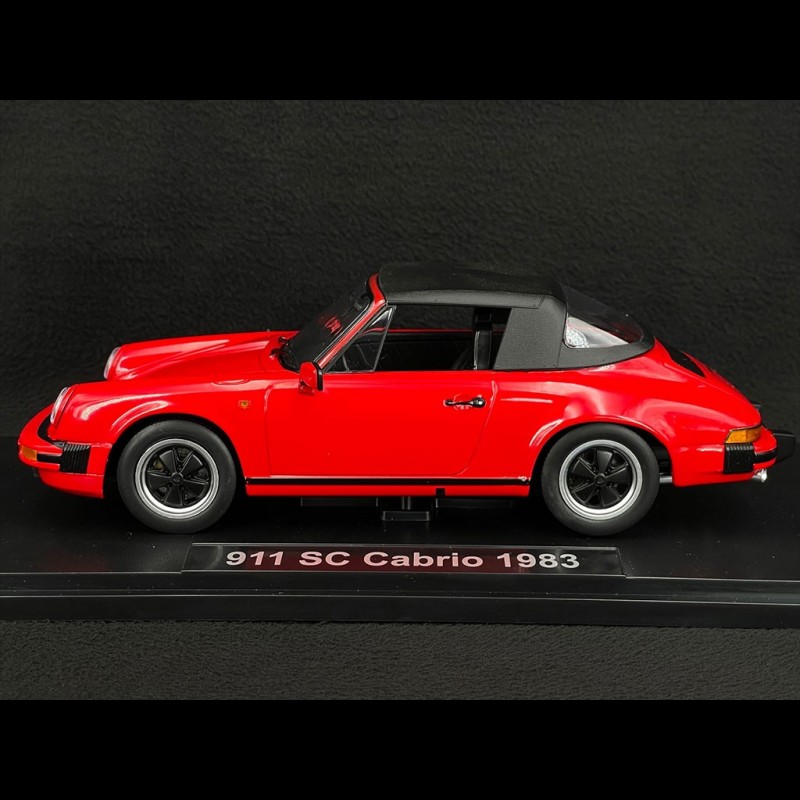 PORSCHE - 911 SC Cabriolet de 1983 au 1/18 de KK-Scale