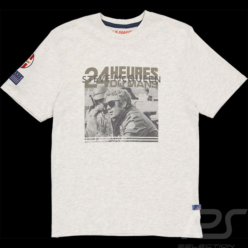T-shirt Steve McQueen Bomber Blanc SQ222TSM14-002 - homme
