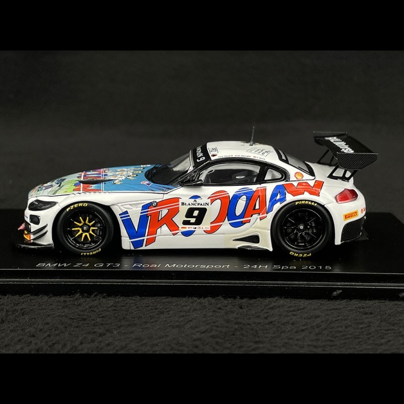 BMW Z4 GT3 n° 9 24h Spa 2015 1/43 Spark MV05