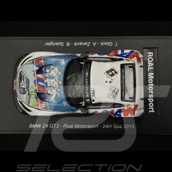 BMW Z4 GT3 n° 9 24h Spa 2015 1/43 Spark MV05