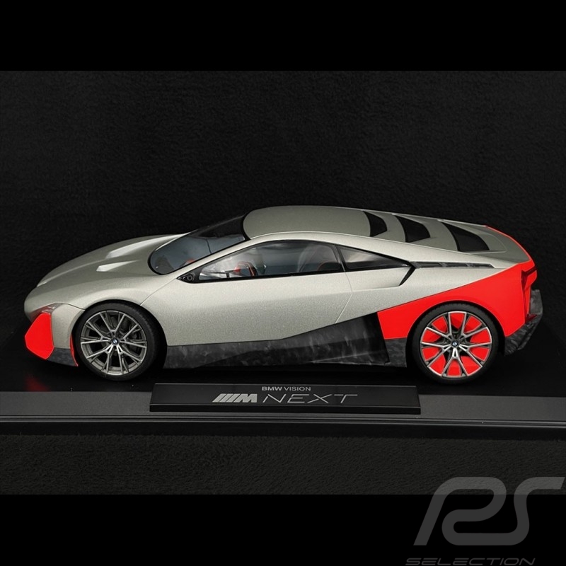 BMW Vision M Next 2019 Silver / Black / Red 1/18 NZG 80435A072D8 BMW Vision M Next 2019 Silver / Black / Red 1/18 NZG 80435A072D8