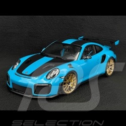 Porsche 911 GT2 RS Type 991 Weissach Package 2017 Bleu Miami 1/18 Autoart 78175