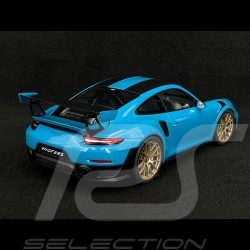 Porsche 911 GT2 RS Type 991 Weissach Package 2017 Bleu Miami 1/18 Autoart 78175