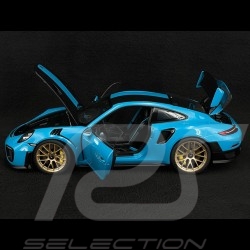 Porsche 911 GT2 RS Type 991 Weissach Package 2017 Bleu Miami 1/18 Autoart 78175